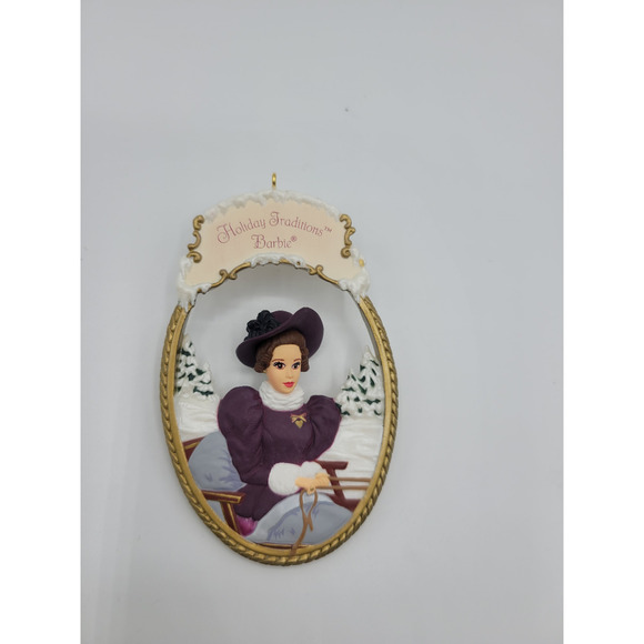 Hallmark Keepsake Ornament Barbie Collectible Holiday Homecoming Collection 1997 - Picture 1 of 5